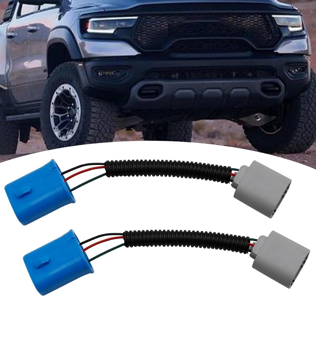 2Pcs Headlight Extension Wiring Harness Sockets 📦