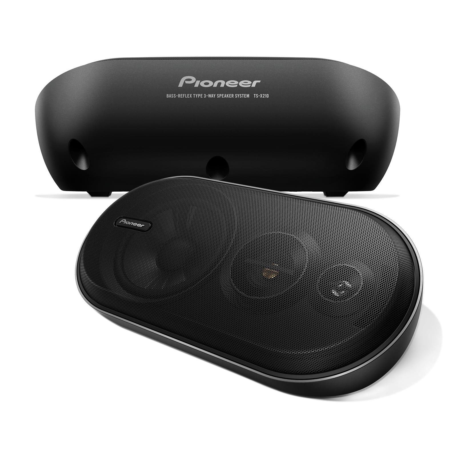 Pioneer TS-X210 4” 3-Way Surface Mount Speakers 4" Coaxial - 100W, Black
