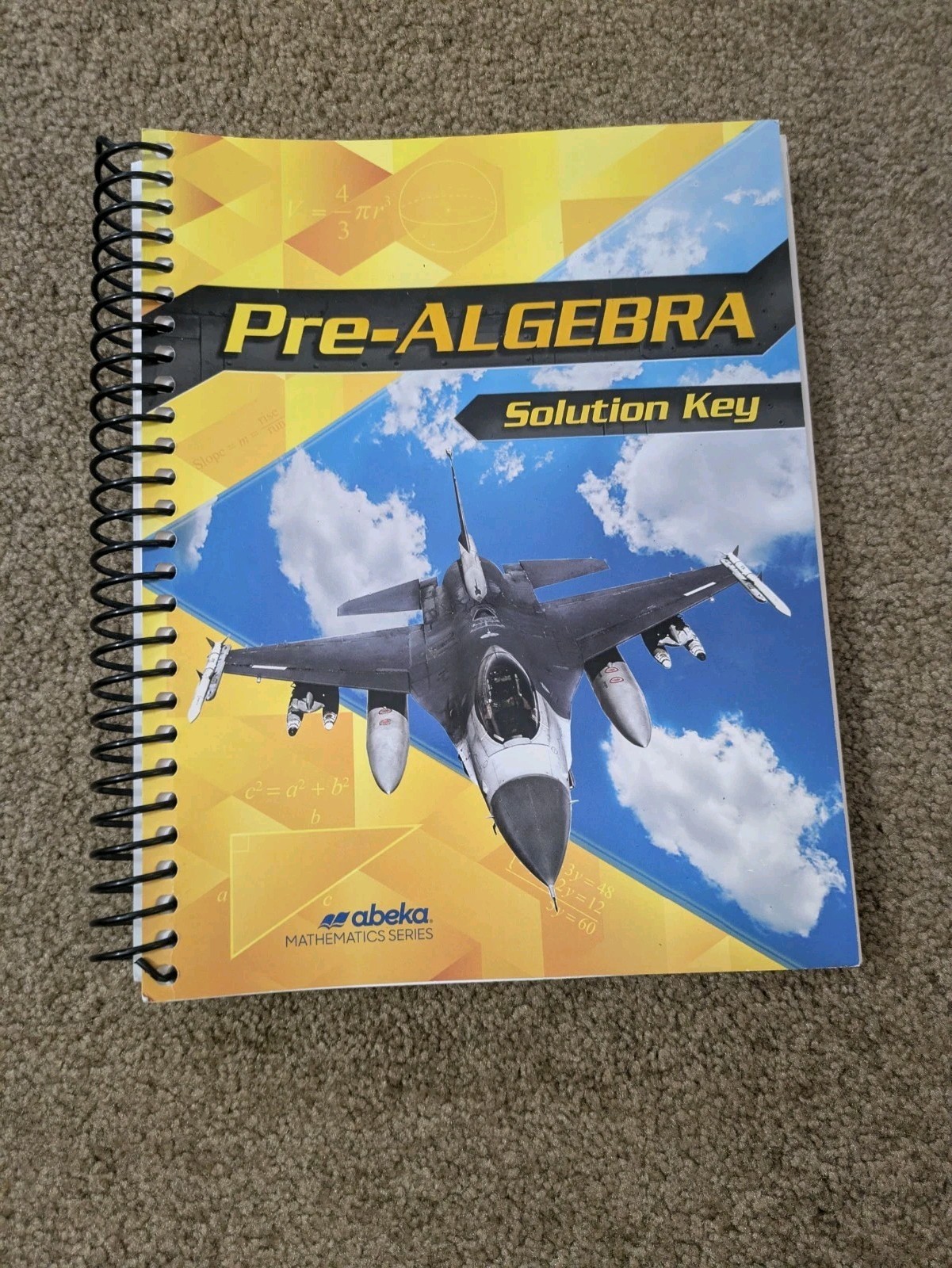 Abeka Pre-Algebra Solution Key Fourth Edition No Writing