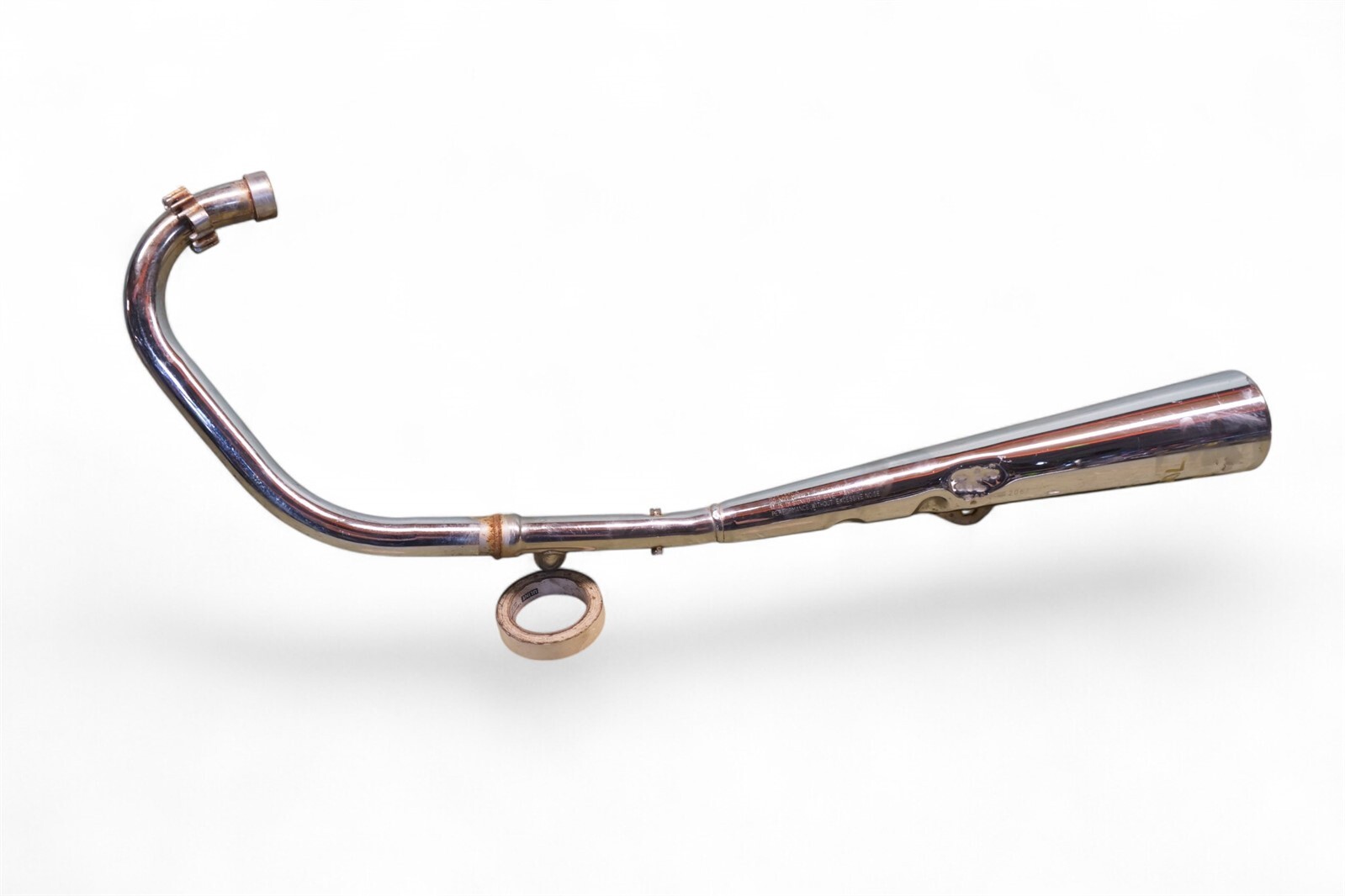 1980 Suzuki GS450L Left Side Muffler Exhaust Pipe #5 *2628