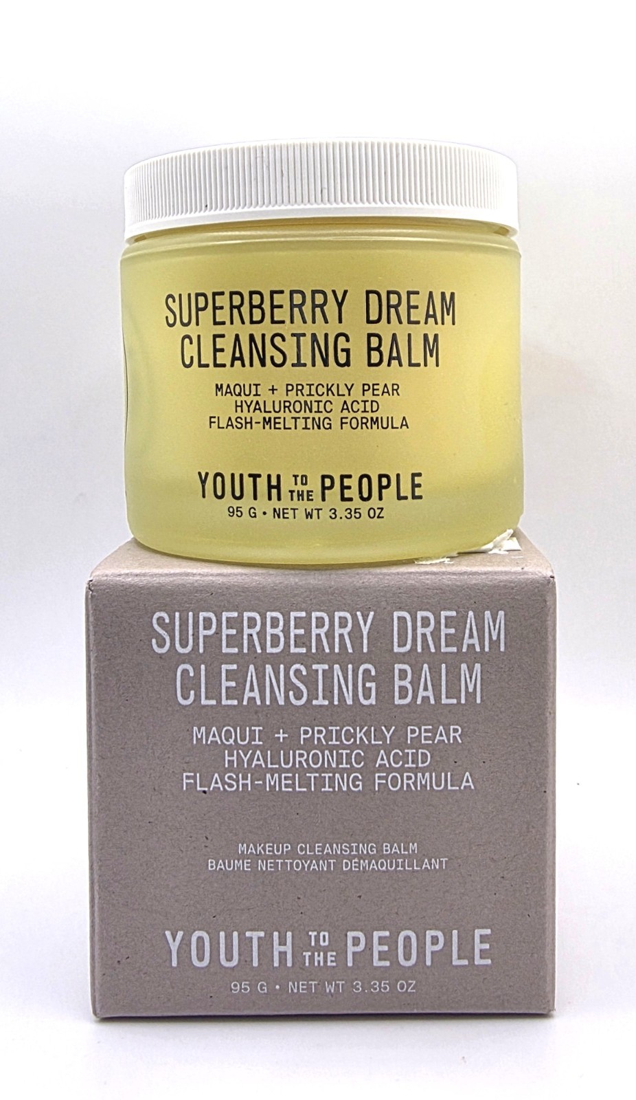 Youth To The People Superberry Dream Makeup CLEANSING BALM - 3.35oz/95g -  NEW
