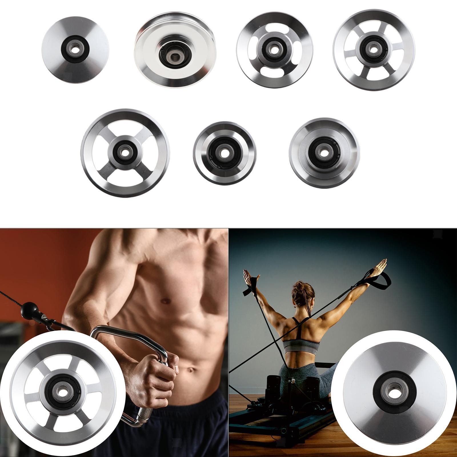 Fitness Bearing Pulley Wheel Replacement Exercise Practical Lightweight Cable