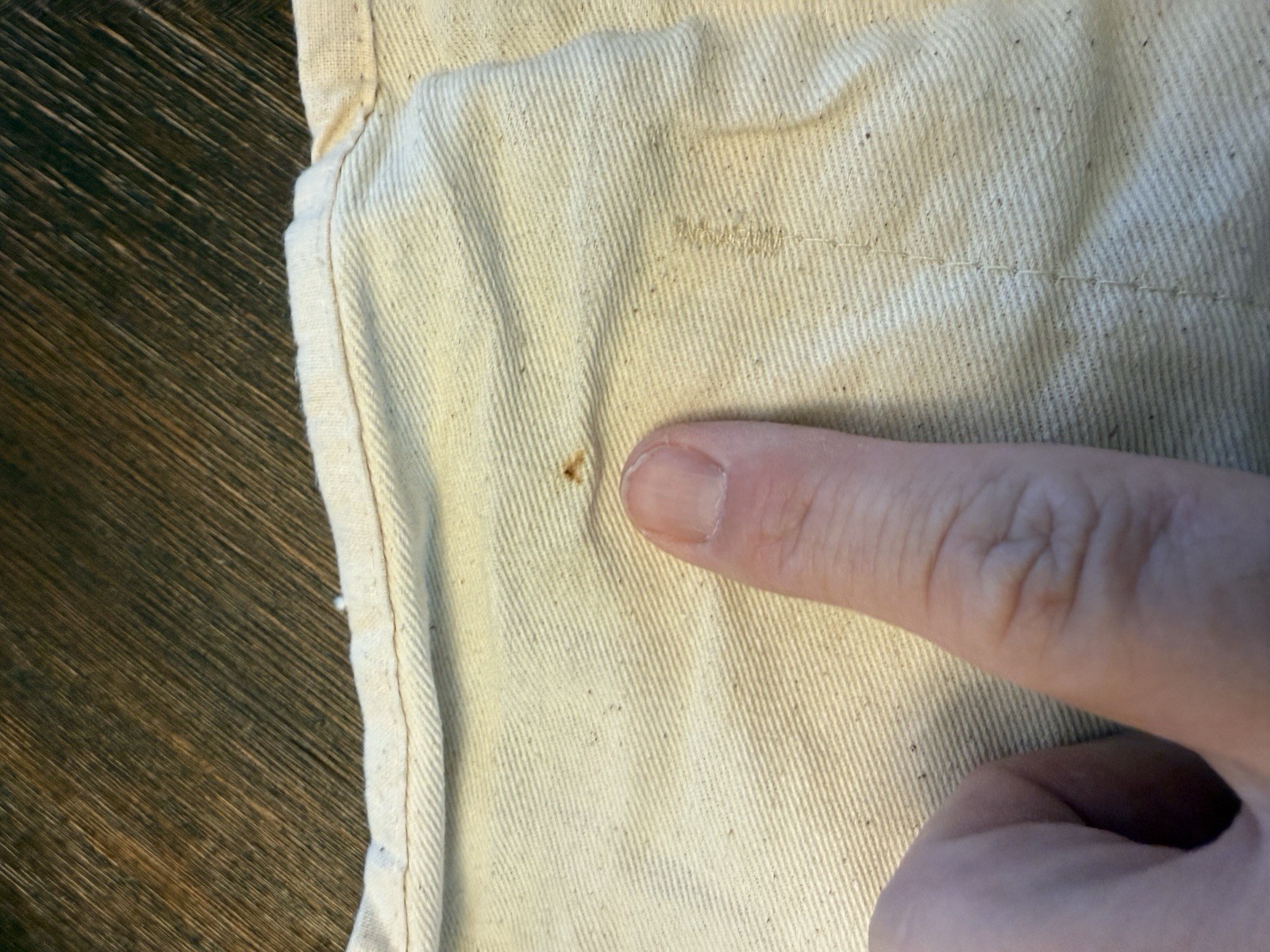 Menards Cotton Nail Apron Tan With Red Lettering Construction Home Projects