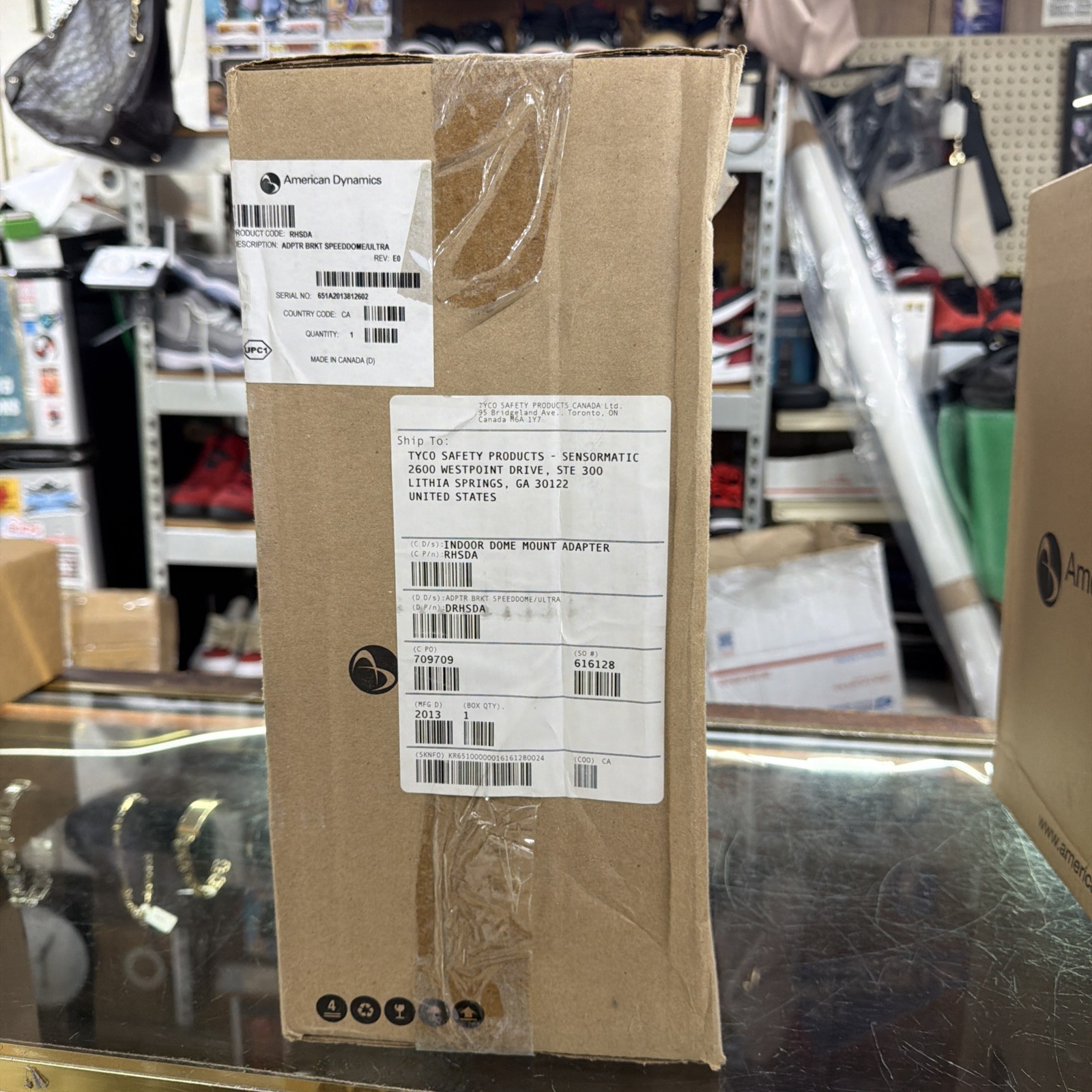American Dynamics RHSDA Dome mount adapter