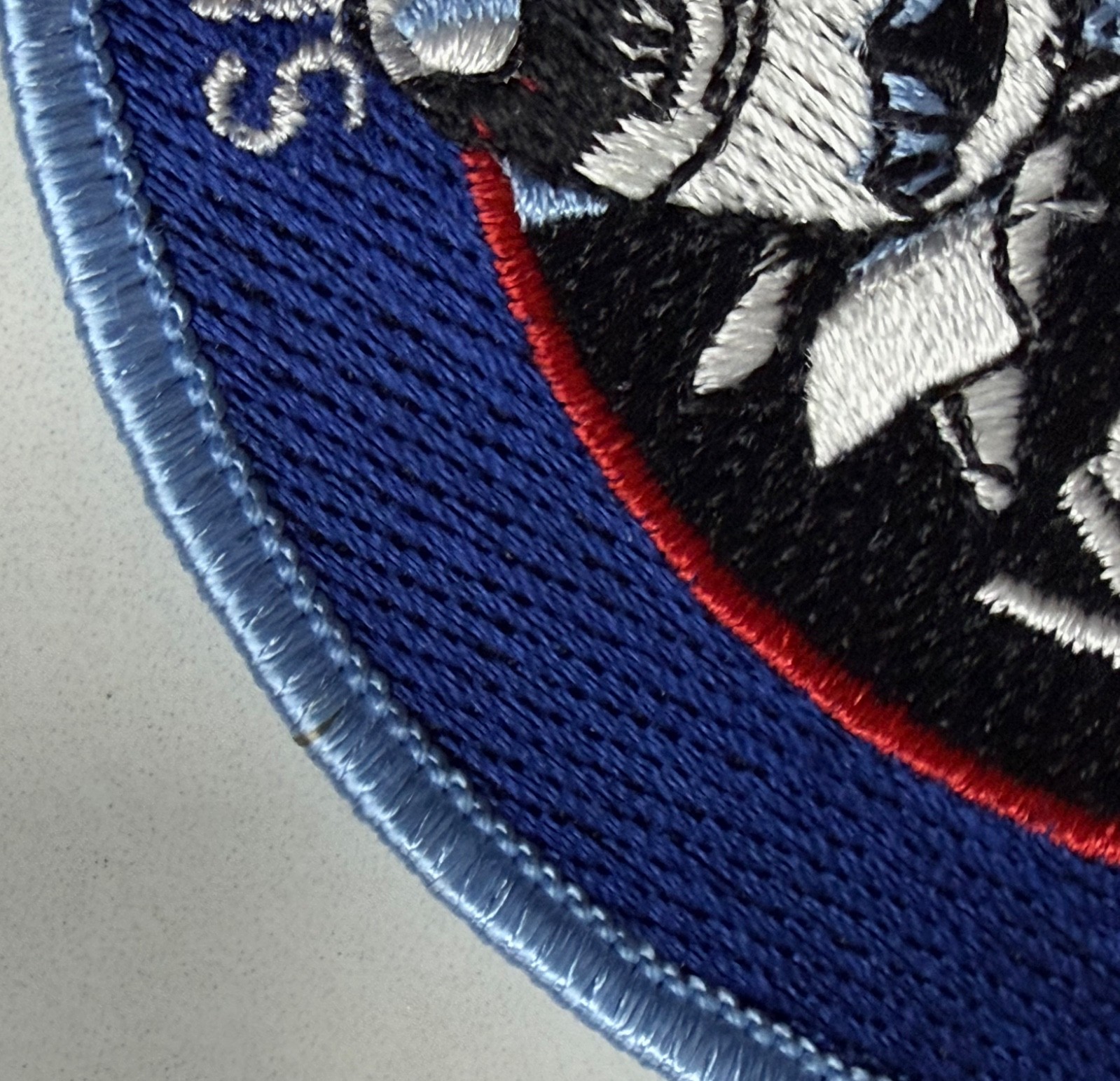 Vtg NASA Superfluid Helium Transfer Flight Demonstration Payload Patch Cloth '93