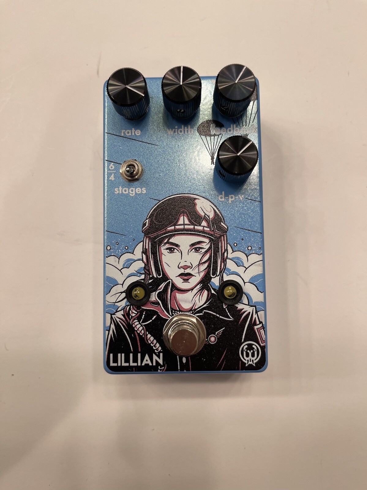 Walrus Audio Lillian Multi Stage Analog Phaser Phase Guitar Effect Pedal + Box