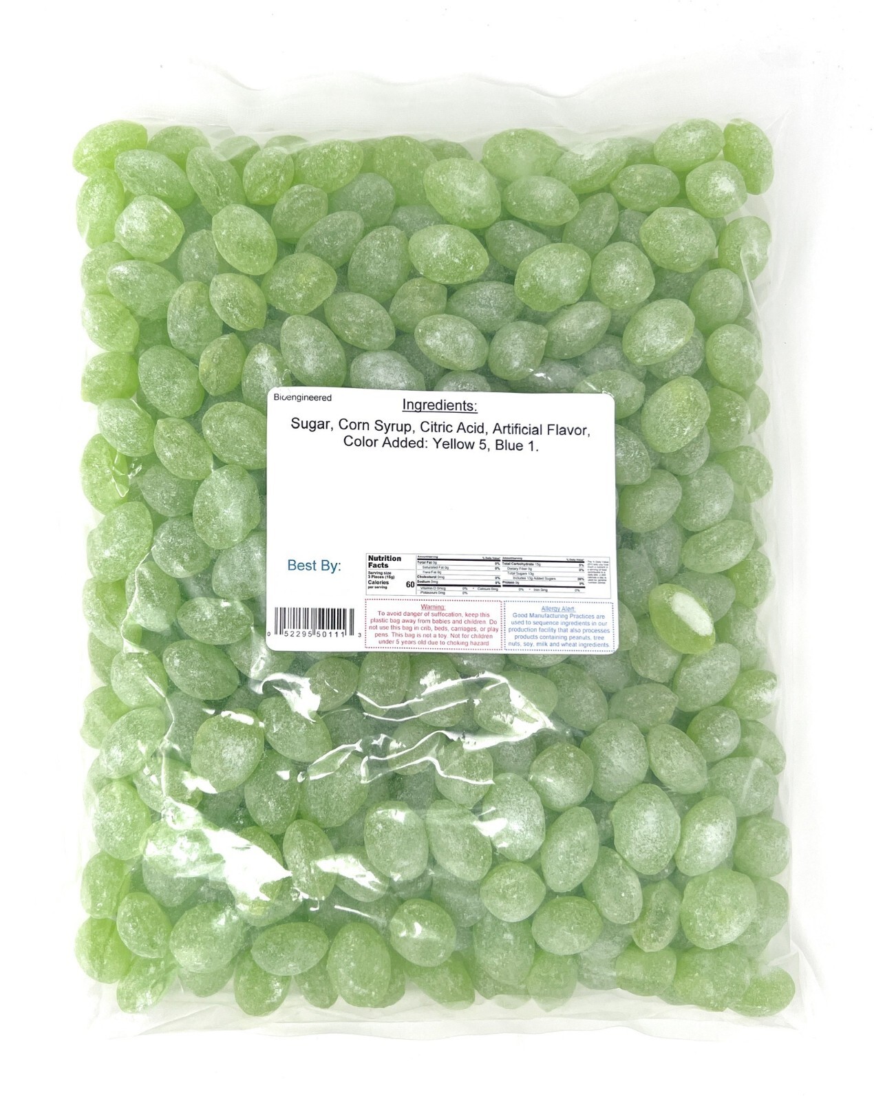 Olde Time Green Apple Sanded Hard Candy, 4 lbs. ~ YANKEETRADERS® ~ FREE SHIPPING