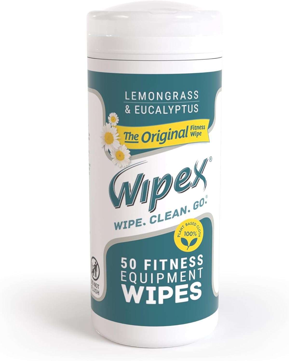 Fitness Equipment Wipes - EWG Verified - 50 Ct Original Natural Plant Based Gym