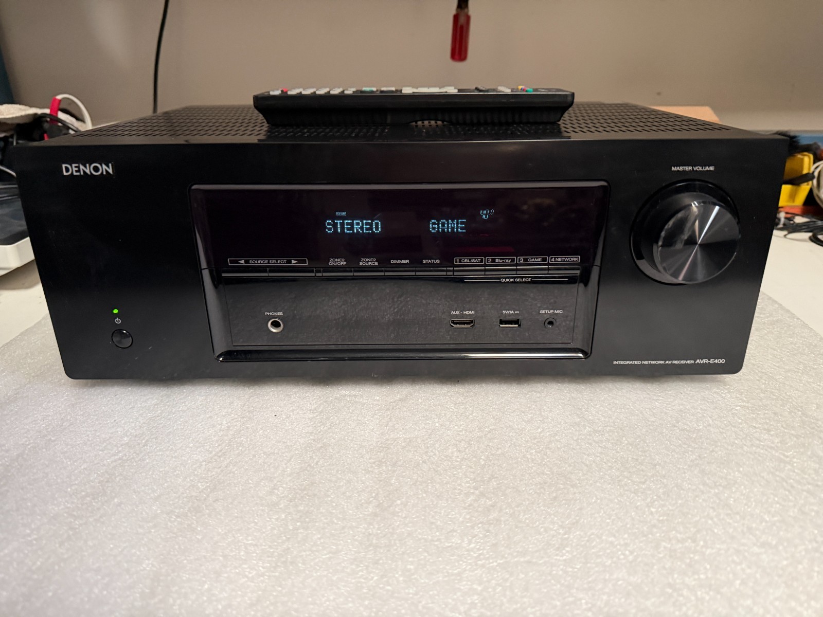 Denon E-Series AVR-E400 7.1 Channel 185 Watt Receiver