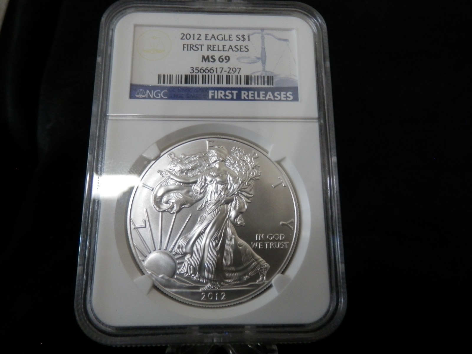 2012 Silver Eagle NGC MS69 First Releases