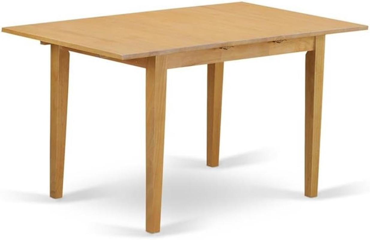NOEN5-OAK-51 5 Piece Dinette Set Includes a Rectangle Dining Room Table with But