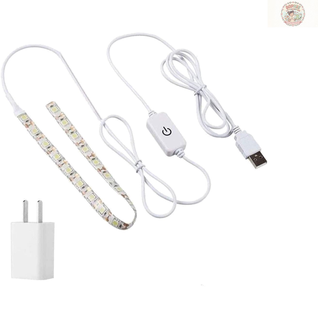 11.8 Inch Waterproof LED Light Strip with Touch Dimming for Sewing Machines