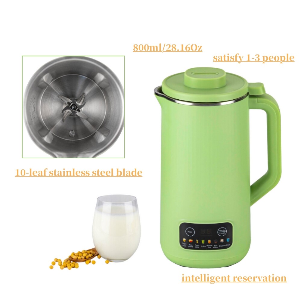 Automatic Nut Milk Maker Machine Homemade Almond Oat Coconut Soy?800ml