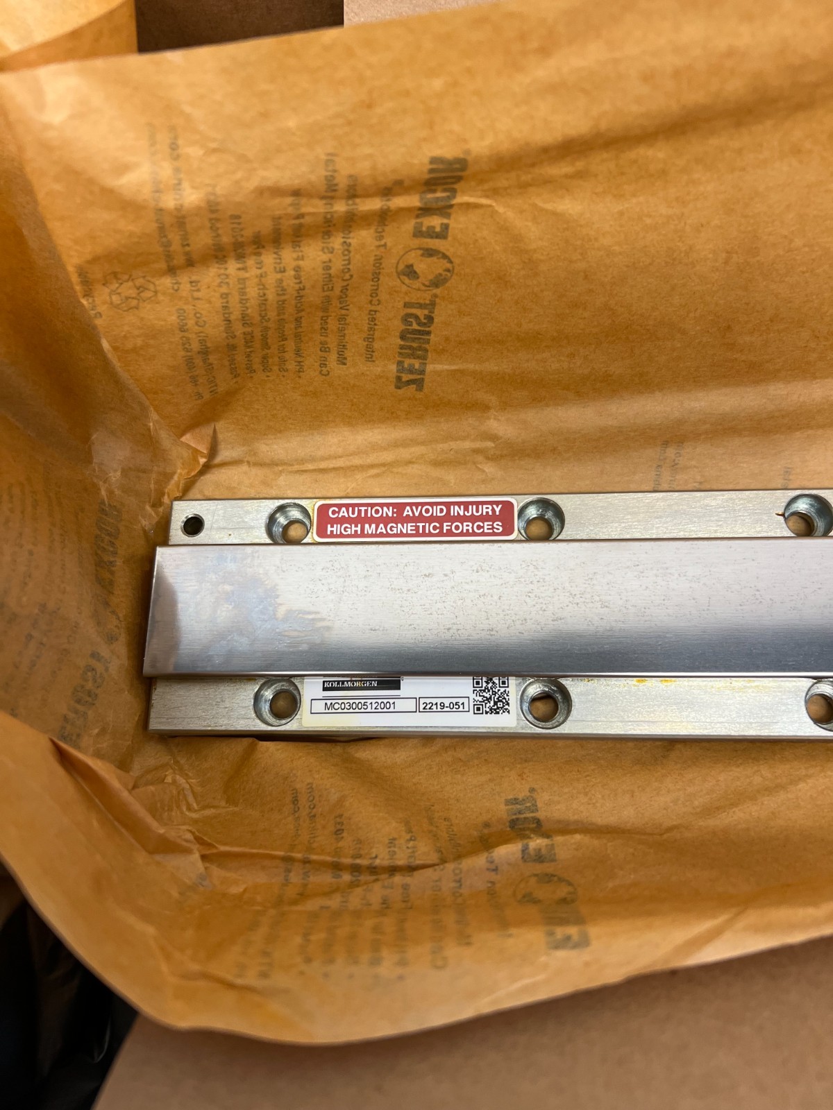 Lot of 2 Kollmorgen Platinum DDL MC0300512001 Linear Drive Motor Magnet