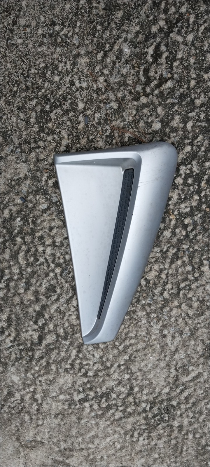 1999-2004 Ford Mustang Left Driver Side Quarter Panel Scoop Molding Silver OEM