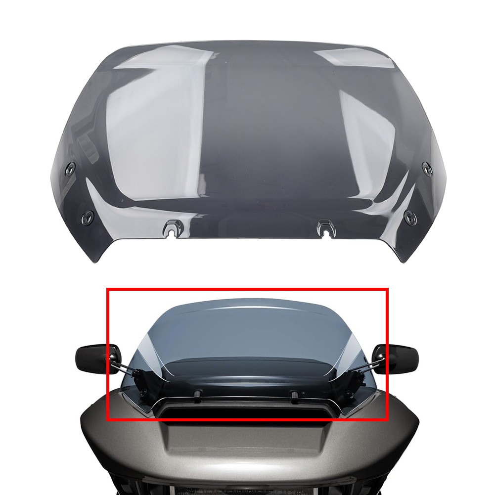 12'' Windscreen Windshield For Harley Touring Road Glide CVO 2023 2024 Smoke USA