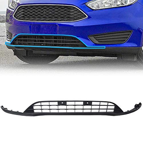 Front Bumper Valance Lower Grill Compatible with 2015-2018 Ford Focus W/O