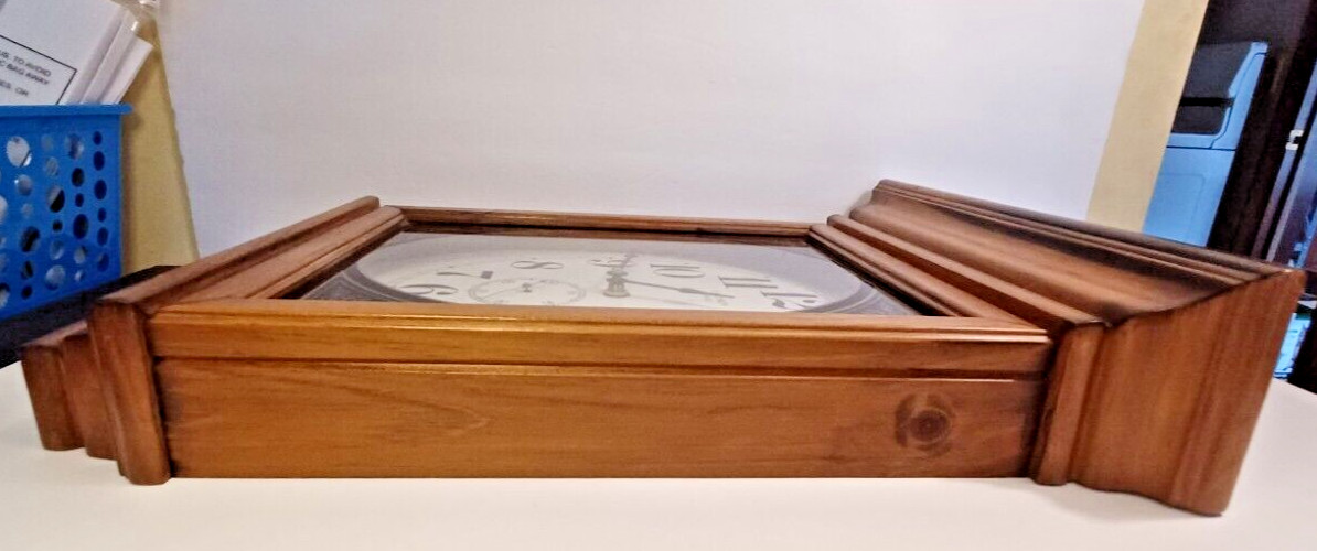 Vintage Verichron Quartz Wall Clock with Sweep Second Hand Dial