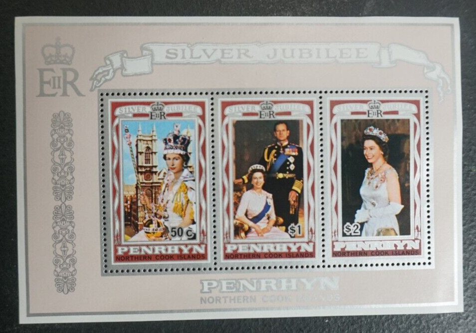 Penrhyn Silver Jubilee S/S NH