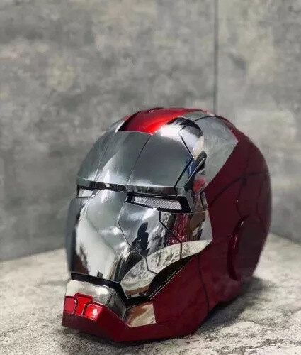 AUTOKING Iron Man MK5 1:1 Helmet Wearable Voice-control Mask Cosplay Golden Ver.