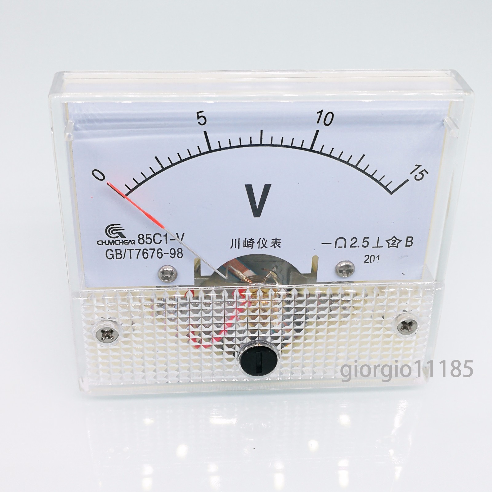 Analog Panel Volt Voltage Meter Voltmeter Gauge 85C1 0-15V DC