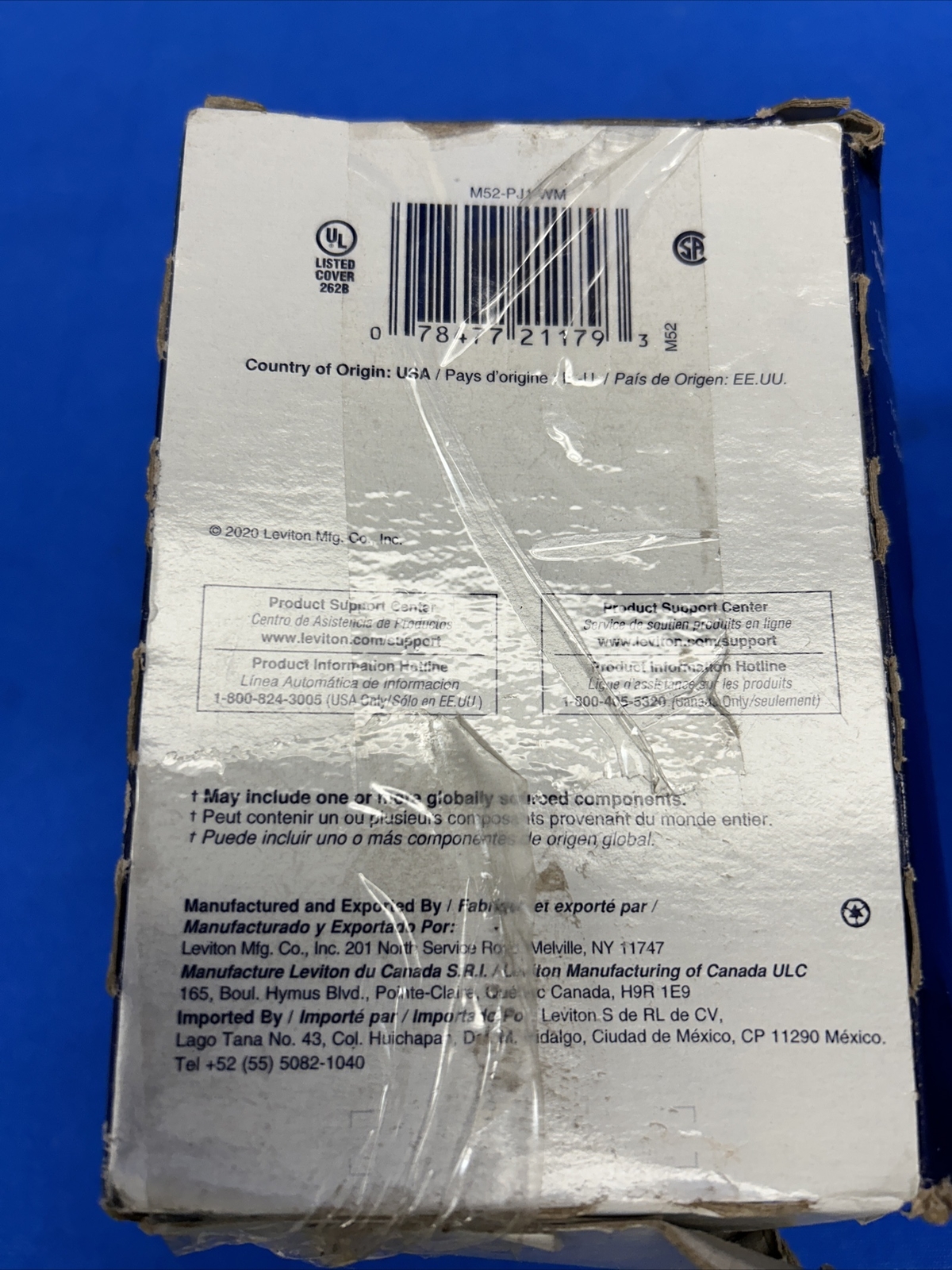 LEVITON PLUS+ Nylon Wallplates - Midway | 3/8" Larger | Unbreakable PJ1-WM 10pk