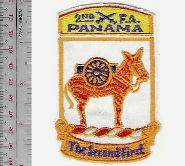 US Army Canal Zone 2nd Field Artillery FA Regiment Fort Davis NO TARIFF