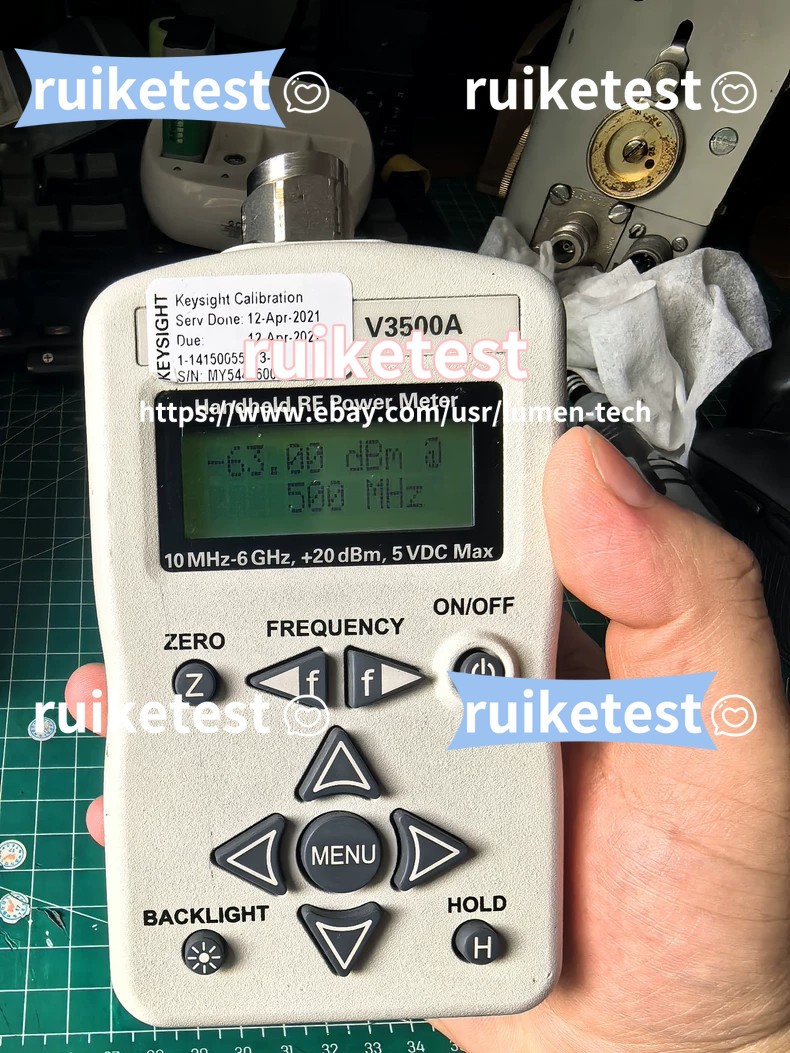 1PCS USED KEYSIGHT agilent V3500A 10MHZ-6GHZHANDHELD RF POWER METER