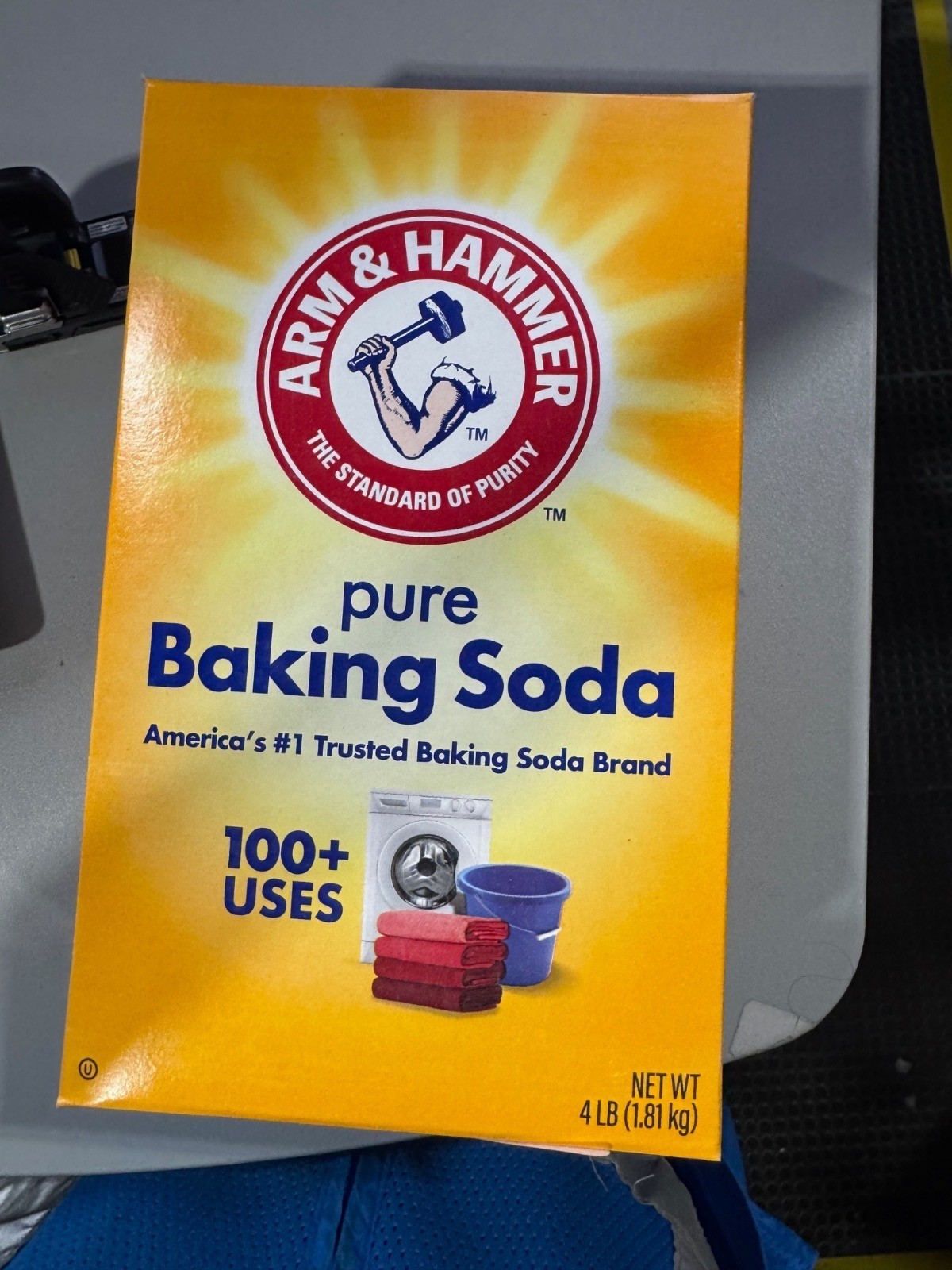 Arm & Hammer Baking Soda 4 lb Box Multi Purpose Cleaning Deodorizing