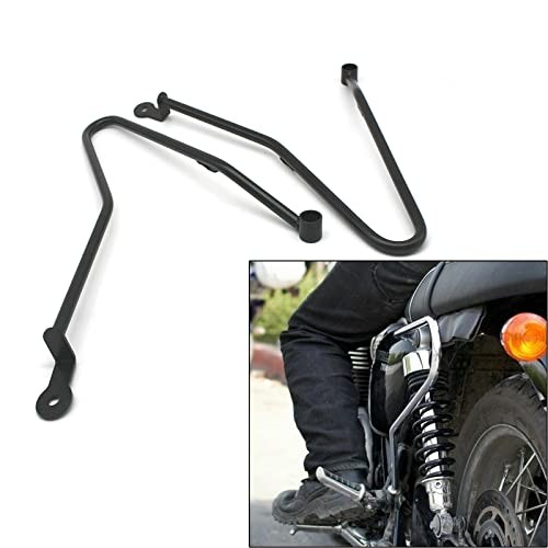 Motorcycle Saddlebags Bars Left & Right Saddlebag Support Bars Mount Black