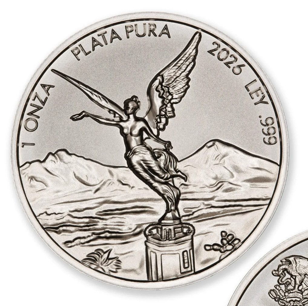 2026 Mexico LIBERTAD TRIBUTE – 1 TROY OUNCE .999 Fine Silver Bu – 39MM IN STOCK!