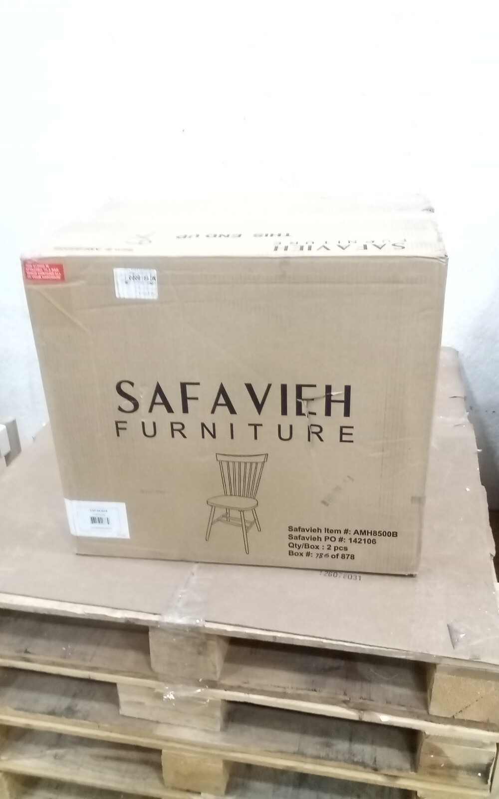 Safavieh PARKER SPINDEL SIDE CHAIR, Reduced Price 2172725673 AMH8500B