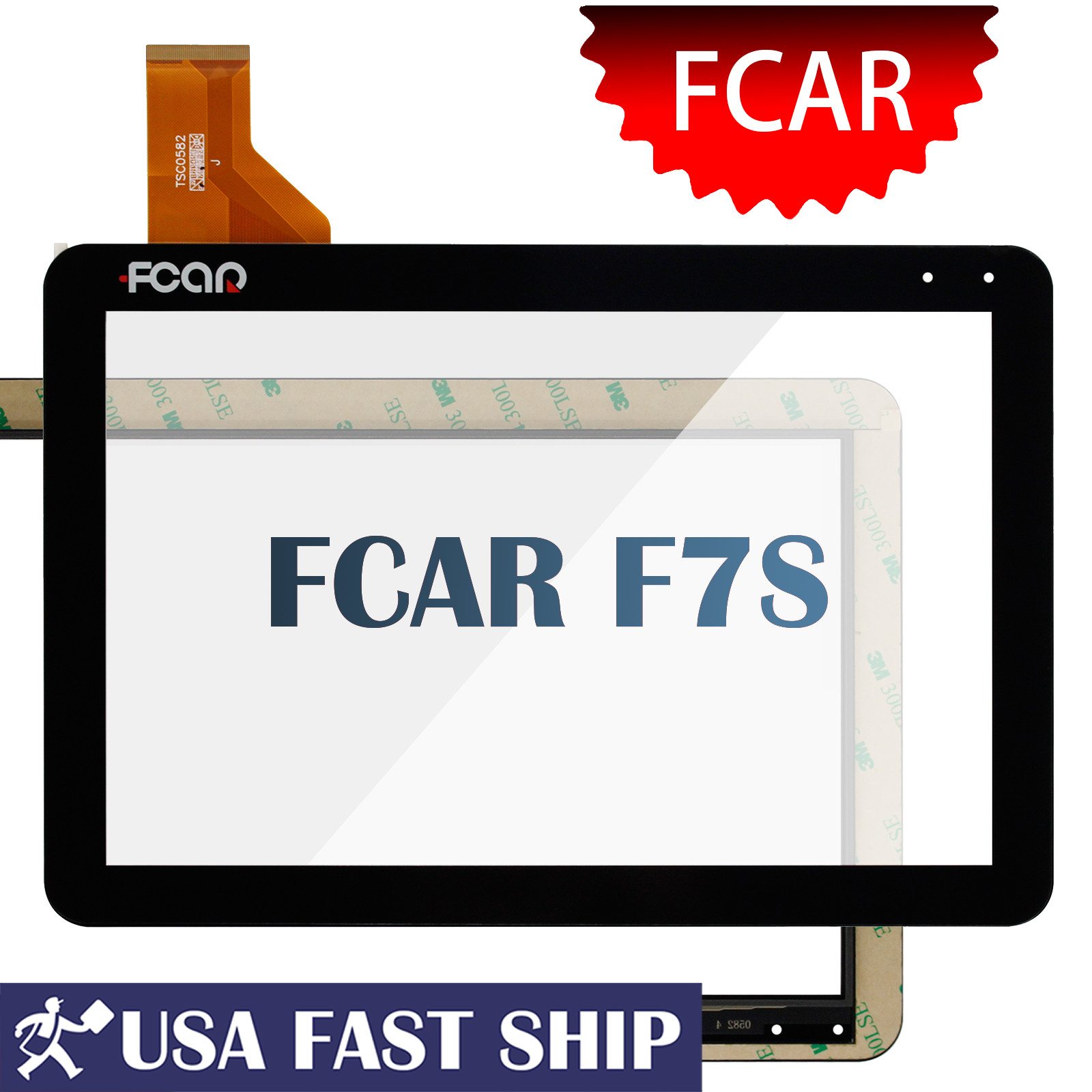 Digitizer Touch Screen Display Glass Scanner For FCAR F7S F7SG F7SN F7SB F7SW F8