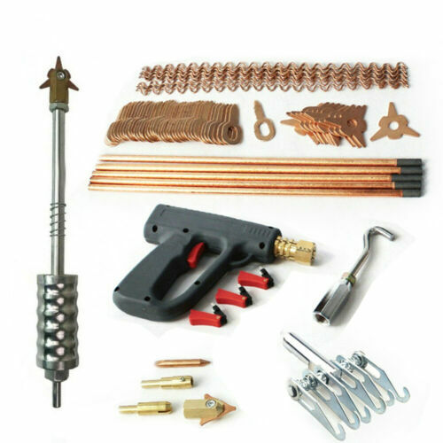 86x Stud Welder Dent Puller Kit Car Body Spot Welding Pulling Repair Tool Kit