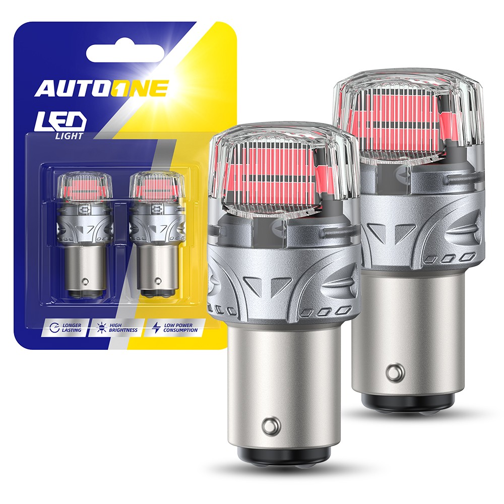 1157 LED Bulbs Red with Built-in Resistor 2057 2357 7528 BAY15D Anti Hyper Flash