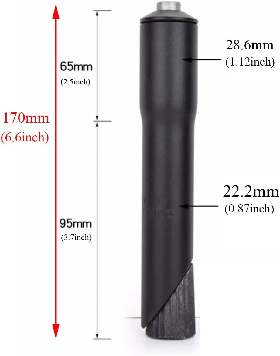 Bike Handlebar Extender Bicycle stem Riser Threadless stem Adapter 1 1/8" φ22...