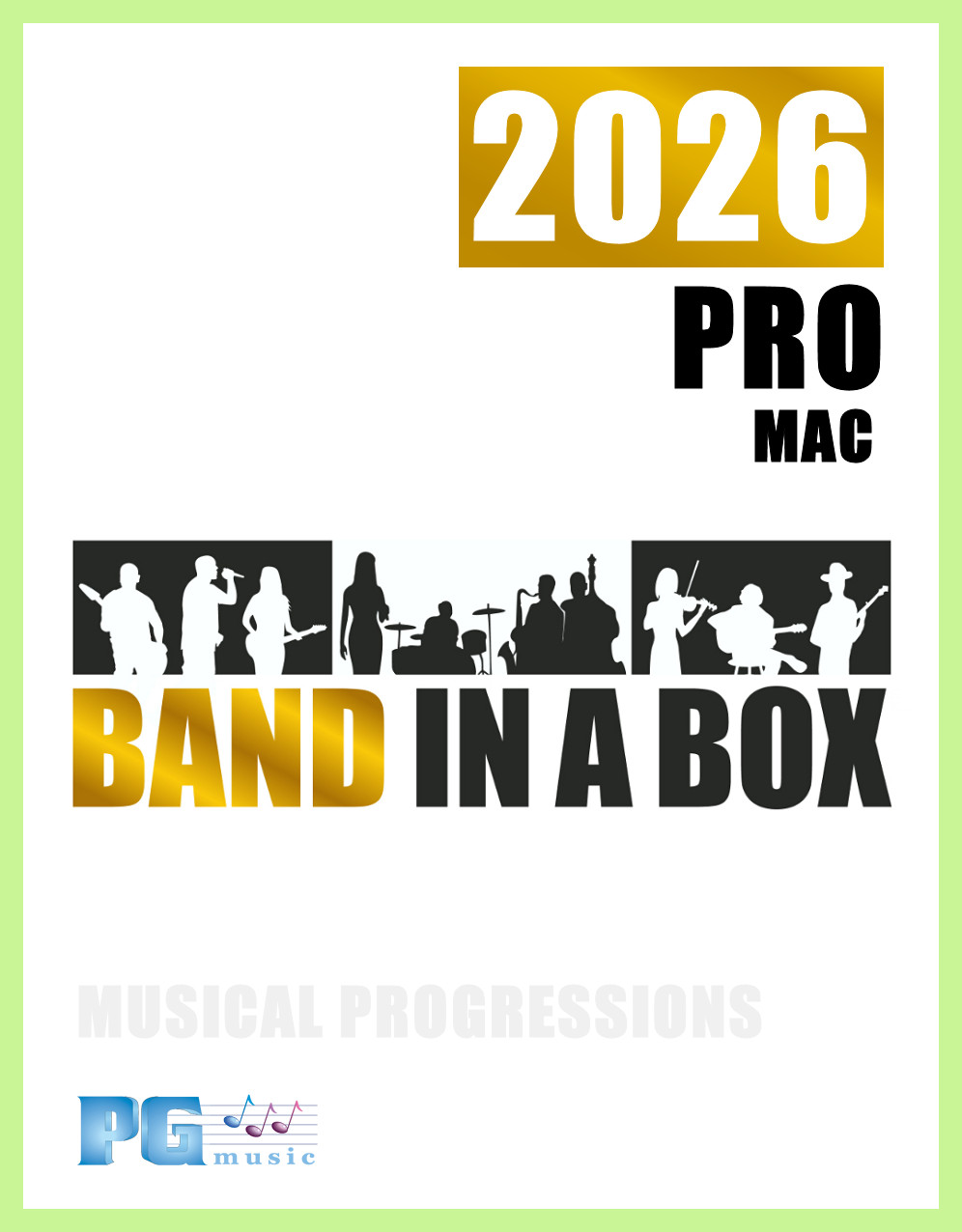 Band in a Box Pro 2026 - MAC - Music Audio Software - Product License - NEW