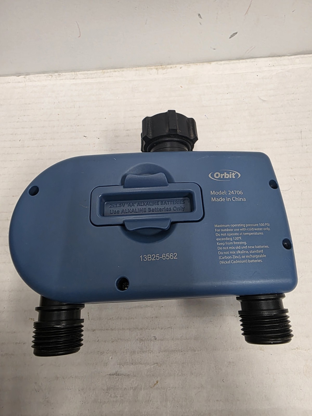 Orbit Model 24706 Digital Timer Two-Port Hose Automatic Water Timer