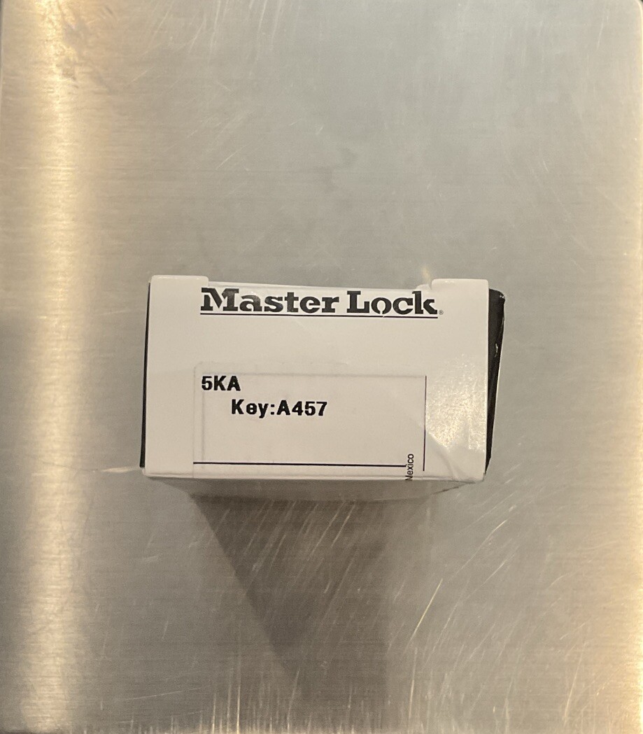 Master Lock 5KA Key: A457 Keyed Alike - Comes With 2 Keys