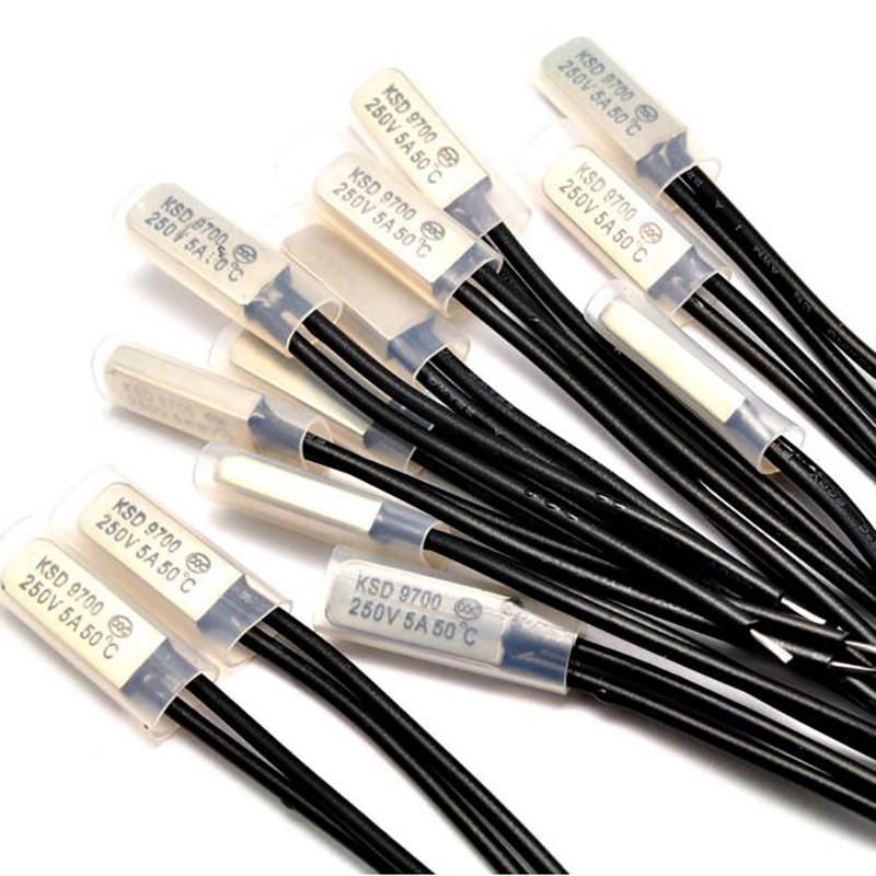 Normally Open Thermal KSD9700 Protectors Temperature Switch Thermostat 5A 250V
