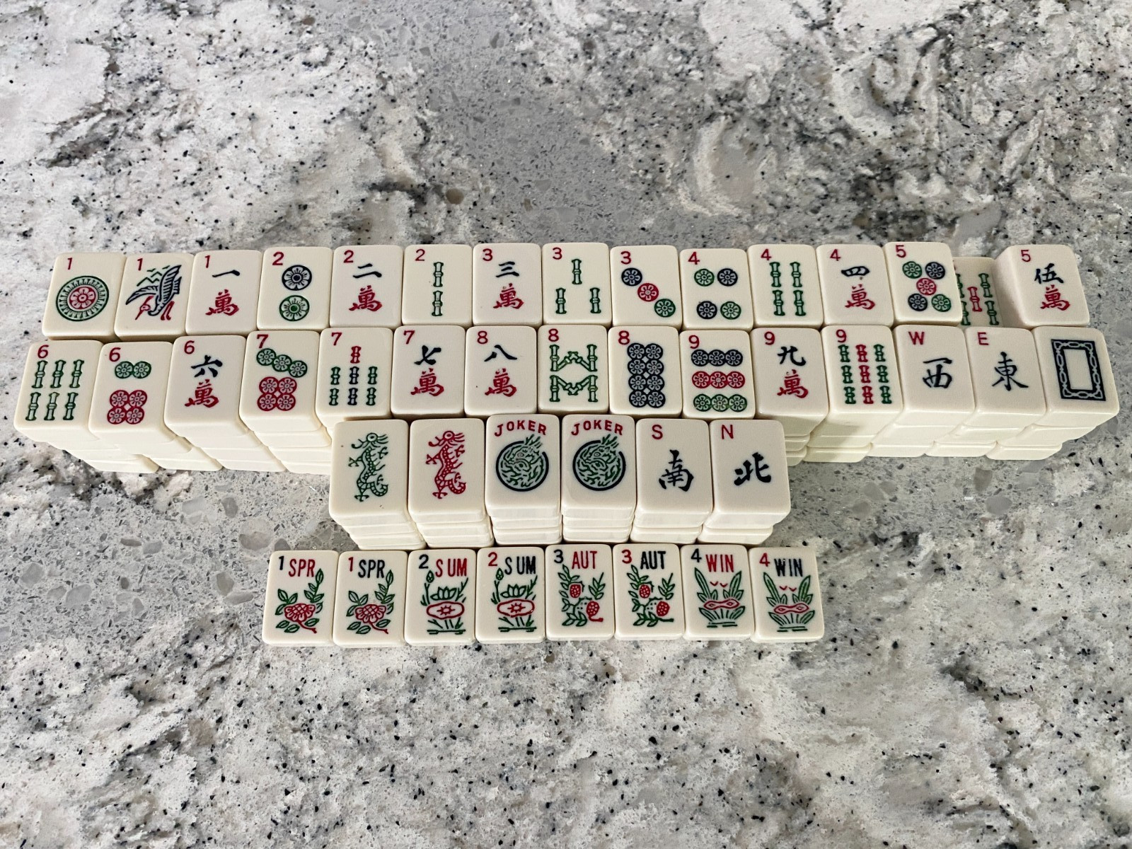 You Choose Vintage Mahjong Mah Jongg Replacement Tile Plastic Cream Color