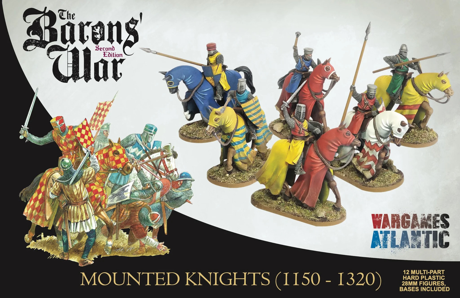 Wargames Atlantic - The Baron's War: Mounted Knights (1150-1320)