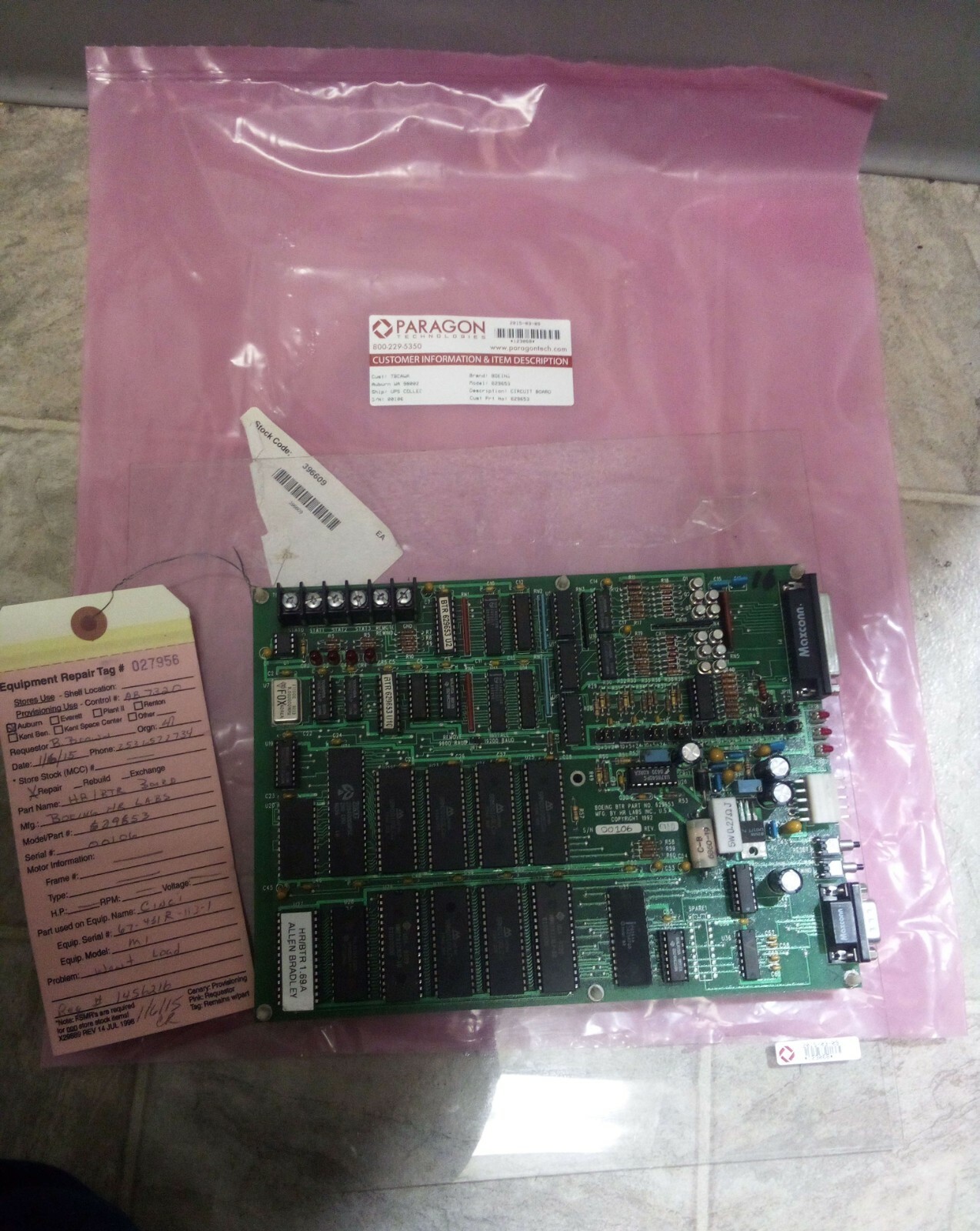 Boeing PCB Board 629653