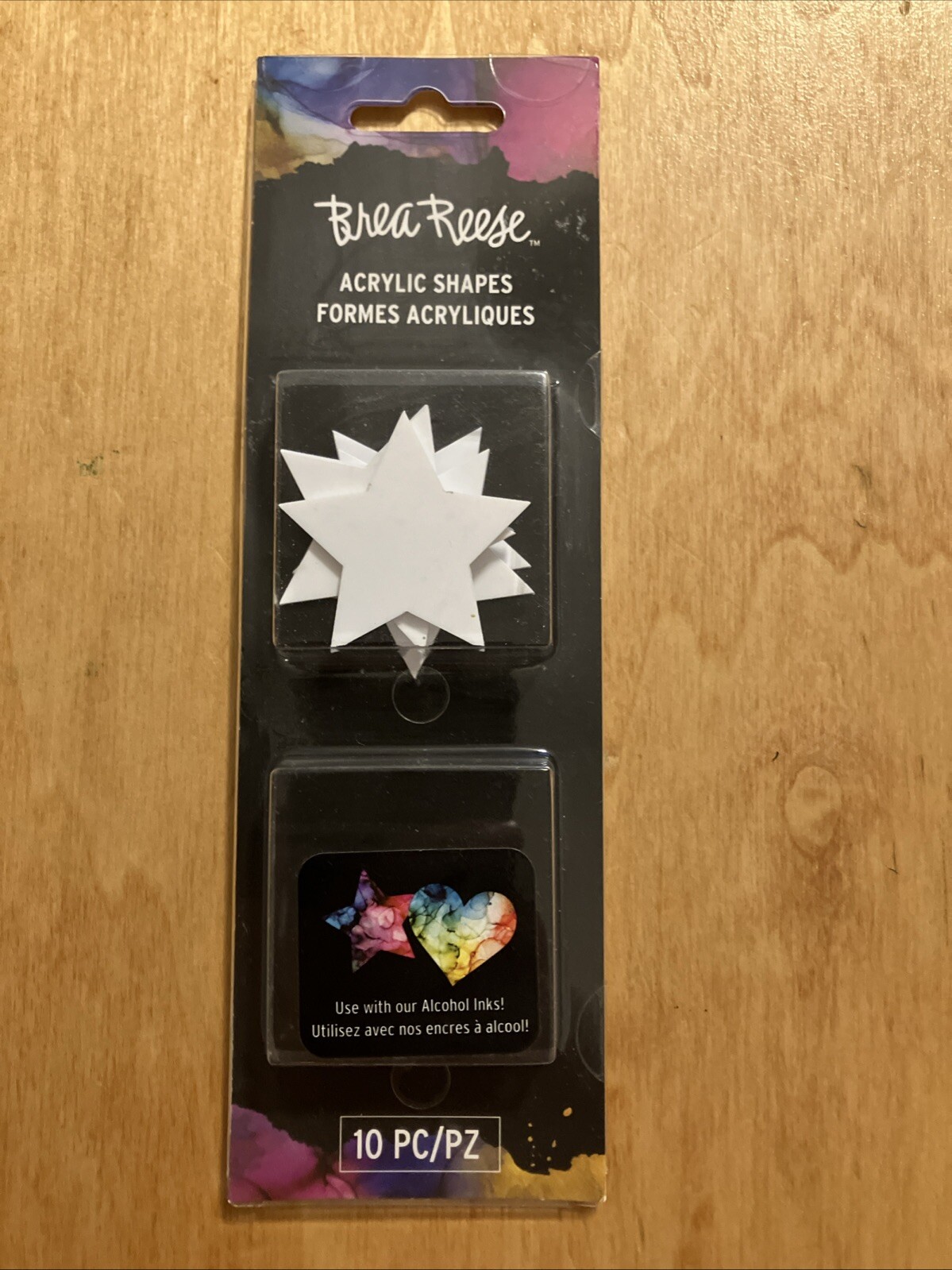 Brea Reese Acrylic Stars And Hearts Shapes 10/Pkg-Stars Only-NO Hearts Included
