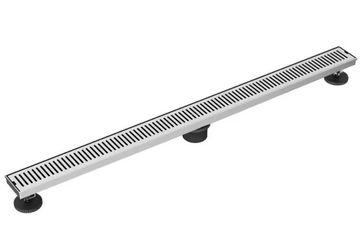 Vigo VG07003BN - Elan 36” Linear Shower Drain Brushed Nickel New Open Box