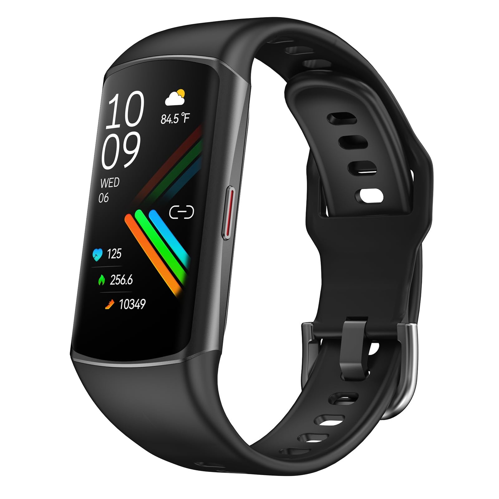 Smart Watch Fitness Tracker with 24/7 Heart Rate, Blood Oxygen Black