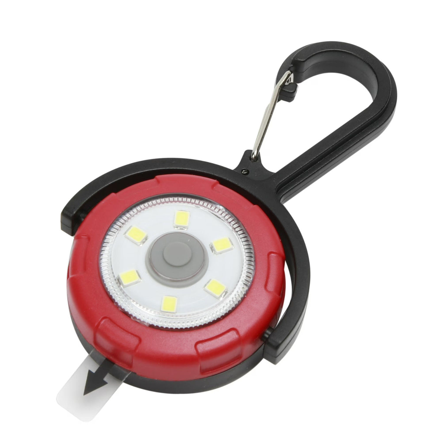 Hyper Tough 20-Lumen LED Keychain Flashlight w/ Magnet 360° Rotating Light Clip
