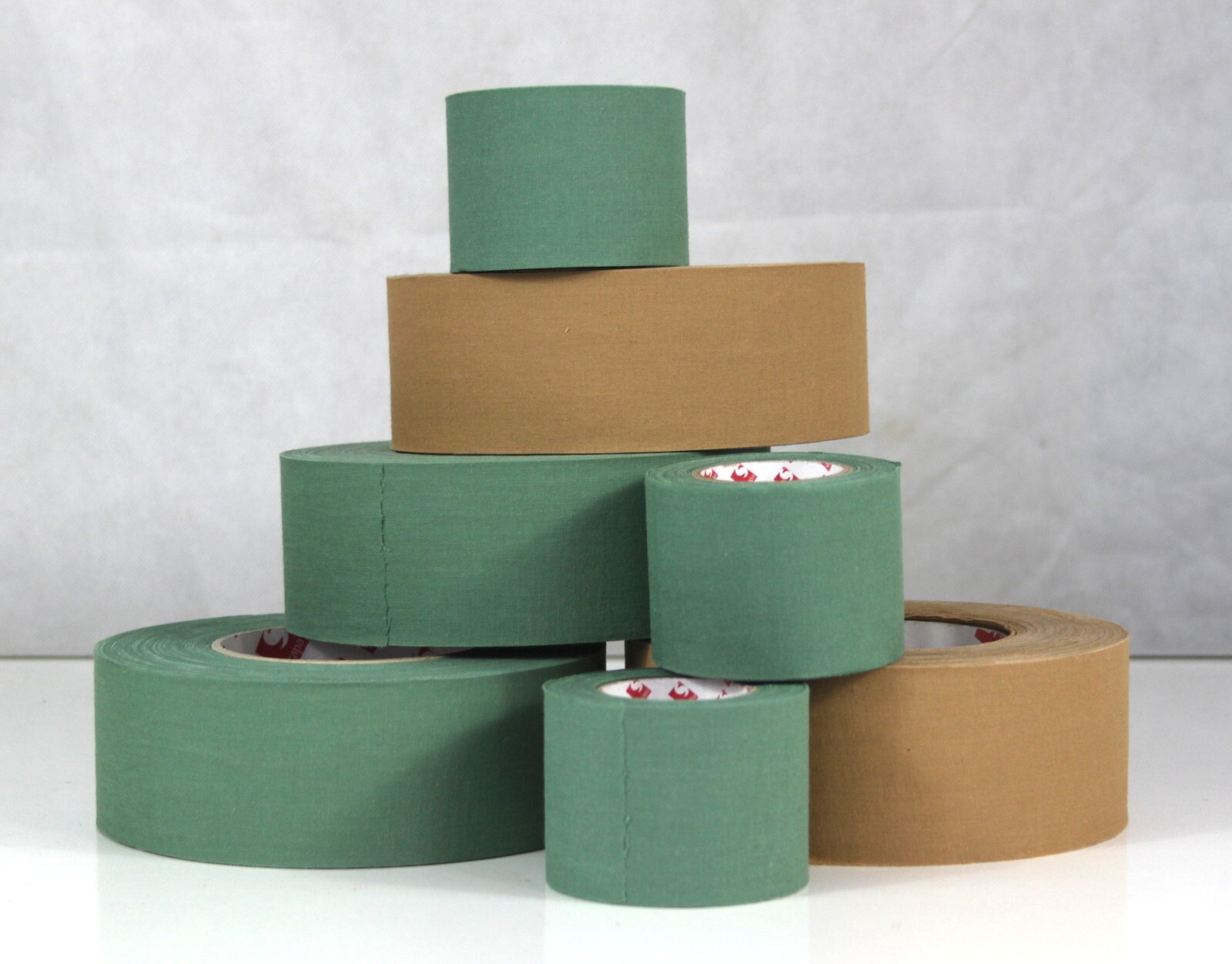 Genuine Surplus Brit Self Adhesive Fabric Scapa Tape Green Tan Sniper Roll