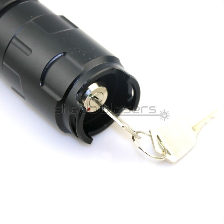 BX7-H 450nm Adjustable Focus Blue Laser Pointer Pen Visible Beam Light US
