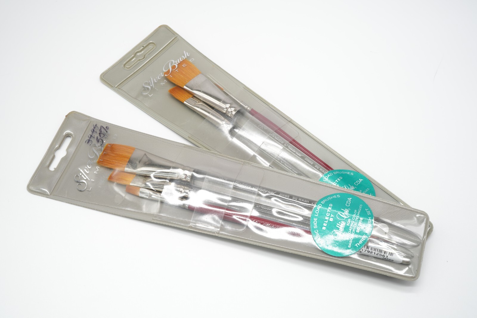 Silver Golden Natural Limited Artist Paint Brushes, Sets of 3 ~ NEW ~ You Pick